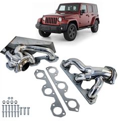 Πολλαπλή εισαγωγής Jeep Wrangler JK 2007-2011 3.8L Stainless steel performance header polished