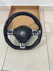 Τιμόνι vw golf 6 flat botton