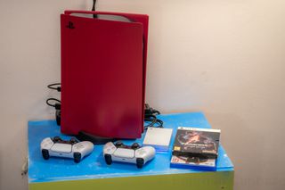 PS5 Jailbroken 12.40 Volcanic Red 5TB Game Drive-thumb-3