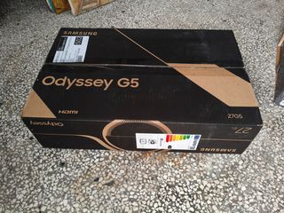 Οθόνη gaming Samsung Odyssey G5 27" (LC27G55TQWRXEN) WQHD 144Hz 1000R – Καινούρια.