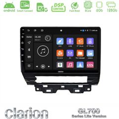 Clarion Gl700 Lite Series 8core Android Clarionos 6+128gb Renault Trafic 2022-> Navigation Multimedia Tablet 10" με Carplay & Android Auto u-G76l-Rn3095