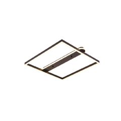 Πλαφονιέρα οροφής LED 35W 3CCT σε μαύρη απόχρωση D:50x50cm 6110