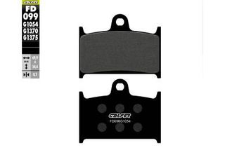 FD099G1054 Ημιμεταλλικά τακάκια GALFER SUZUKI / TRIUMPH / YAMAHA