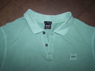HUGO BOSS Prime Slim-Fit Polo Shirt Size XL turquoise