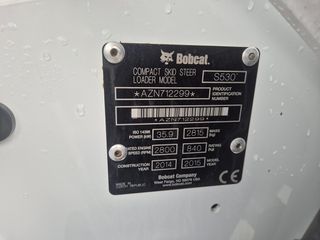 Φορτωτάκι Bobcat 2015 S530 Καινουριο 400ωρες!!!-thumb-14