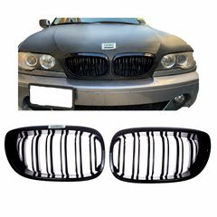 Μάσκα εμπρός BMW σειρά 3 E46 coupe/cabrio facelift 2003–2006 μαύρο γυαλιστερό σε σχεδίαση M