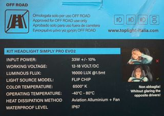 Λάμπες LED H7/H18 TOPLIGHT CANBUS