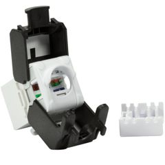 SAFEWELL - DST Keystone Cat6A UTP Jacks 180° Toolness (Up to Down)