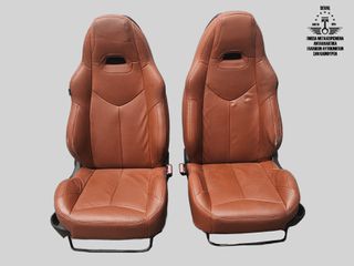 PEUGEOT 308 CC CABRIO 2009–2015 ΚΑΘΙΣΜΑΤΑ ΕΜΠΡΟΣ ΔΕΡΜΑΤΙΝΑ ΚΑΦΕ ΣΕΤ
