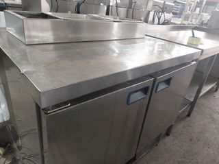 Πάγκος ψυγείο προετοιμασίας 100εκ με ενσωματωμένη μηχανή-thumb-5