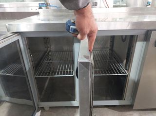 Πάγκος ψυγείο 195εκ με ενσωματωμένη μηχανή-thumb-4