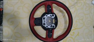 Τιμόνι δερμάτινο κόκκινο mini cooper r55r56r57r60