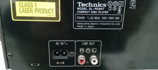 TECHNICS SL-PD867 COMPACT DISK PLAYER-thumb-4