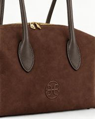 Bonendis Bowling Bag Choco Suede-thumb-3