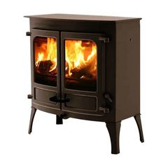 Charnwood Island III Blu Σόμπα Ξύλου - Brown - High Legs
