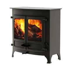 Charnwood Island III Blu Σόμπα Ξύλου - Gunmetal - Standard Legs