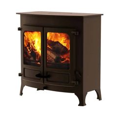 Charnwood Island III Blu Σόμπα Ξύλου - Brown - Standard Legs