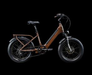 Fat Bikes Lombardo 2026 Aurelia Compact E-Bike 20" Brown Matt - Coffee Version-thumb-1
