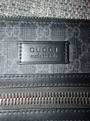 Gucci Black Messenger Bag Original-thumb-2