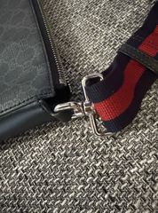 Gucci Black Messenger Bag Original-thumb-6