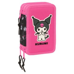 Hello Kitty Kuromi triple pencil case 37pcs