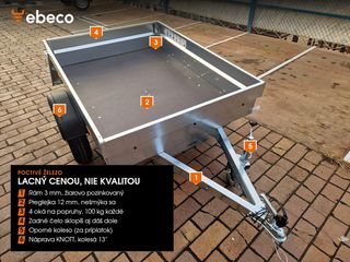 Τρέιλερ Αυτοκινήτου 2026 EBECO N1.6 (162 Χ 122 Χ 30)-thumb-2