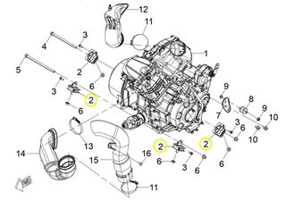 Βάση Κινητήρα Κάτω Voge X-Wolf 550 E5+ 2026-2026 210040003-0001