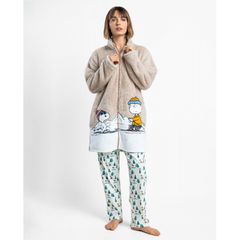 Admas Γυναικεία Ζακέτα Fleece Snoopy Mountain Winter '26