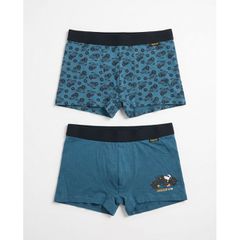 Admas Ανδρικό Μπόξερ Βαμβακερό 2 Τεμάχια Snoopy Speed Club A/W '26