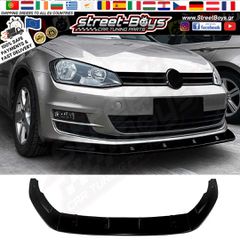 LIP SPOILER EXTENSION ΜΠΡΟΣΤΑ ΠΡΟΦΥΛΑΚΤΗΡΑ VW GOLF 7 STANDARD (2013-2016) | Street Boys - Car Tuning Shop |
