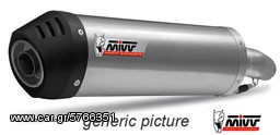 Εξάτμιση Τελικό Mivv Oval Titanium/Carbon end Kawasaki ZX6R 2007-2008