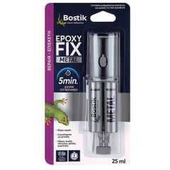 ΚΟΛΛΑ ΕΠΟΞΙΚΗ 2 ΣΥΣΤΑΤΙΚΩΝ 25ml (ΣΥΡΙΓΓΑ 5min) EPOXY FIX METAL BOSTIK