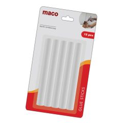 ΚΟΛΛΑ ΘΕΡΜΗΣ ΣΙΛΙΚΟΝΗΣ ΔΙΑΦΑΝΗ Φ11,2mm X 10 cm MACO (σετ 10τμχ) (ΚΑΡΤΕΛΑ)