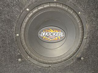 SUBWOOFER KICKER 10 INCH 4 Ohm με κούτα