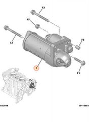 Peugeot/Citroen/Opel/DS/Fiat Μίζα Μηχανής 9812715480 / 1632746480-thumb-1