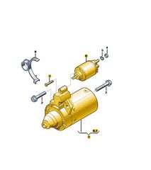 Audi Q7 ‘06-15 /VW Touareg ‘06-18 Μίζα Μηχανής 012911023G / 012911023H / 012911023HX-thumb-1