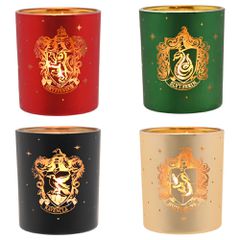 Harry Potter Houses set ok 4 tealight holders