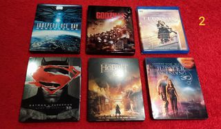 104 3D BluRay Ταινίες + 3D Glasses