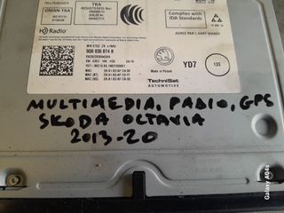 MULTIMEDIA-ΡΑΔΙΟ-GPS SKODA OCTAVIA , 2013-20