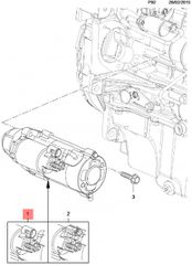 Astra/Insignia/Meriva/Mokka/Zafira/Trax Μίζα Μηχανής 55497878 / 55491789 / 55570068-thumb-1