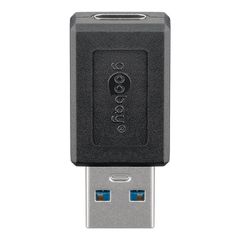 GOOBAY 45400 Αντάπτορας USB 3.2 Gen 1x1 A αρσ. - USB-C θηλ., σε μαύρο χρώμα.