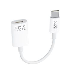 XO NB-R268A Καλώδιο-αντάπτορας USB High-Speed Type-C αρσ. - Lightning θηλ., 0.12m σε λευκό χρώμα