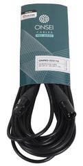 Onsei ONPRO-323110 Καλώδιο Μικροφώνου XLR-XLR 10m με REAN