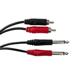 SCHULZ KABEL RCA16 Καλώδιο 2x RCA σε 2x Jack 6.3mm 3m