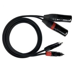 ZZiPP DZZX300 Καλώδιο 2x RCA σε 2x XLR Αρσενικό 3m