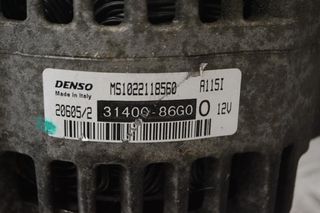 Δυναμό Suzuki Jimny - Swift - Ignis M13A 2006-2012 31400-86G00 Denso-thumb-1