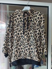 Esmara by Heidi Klum animal print hoodie xs/m limited edition