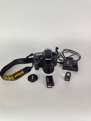 Nikon D610 full frame with prime lens Nikkor 50mm 1:1.8D