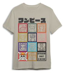 One Piece T-Shirt Straw Hat Crew Sand Size XXL