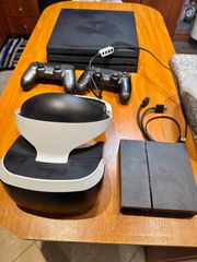 Sony PlayStation 4 pro, VR headset με processor unit ,2 Sony DualShock 4 Controller , 3 games
